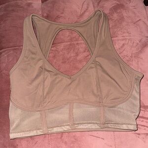 Tan Sports bra Top